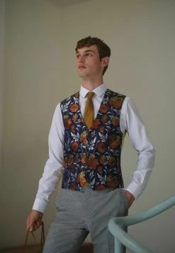 Next Herren Anzugweste - Blue Navy