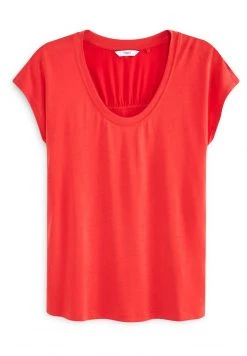 Next Damen CAP SLEEVE SCOOP NECK - T-Shirt Print - Red -Next Verkäufe 2022 e03e8771919d4c2e93025f5a148e4c4d