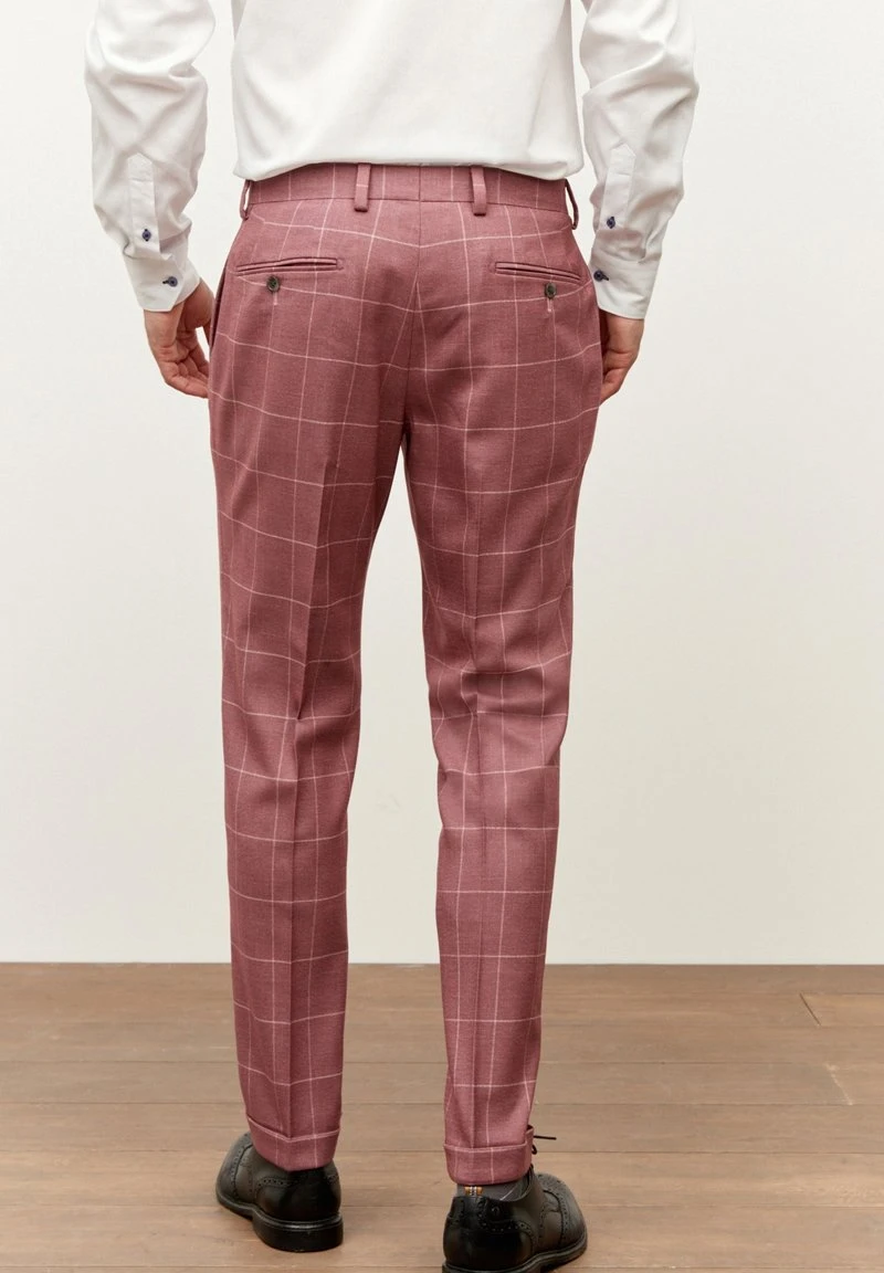 Next Herren Anzughose - Pink 2 Next Herren Anzughose - Pink – Bild 2