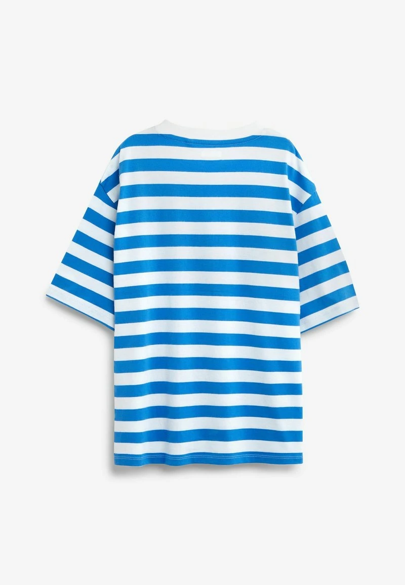 Next Kinder STRIPE COLORADO EMBROIDERY - T-Shirt Print - Blue White 2 Next Kinder STRIPE COLORADO EMBROIDERY - T-Shirt Print - Blue White – Bild 2