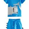 Next Kinder SET - Shorts - Blue Shark