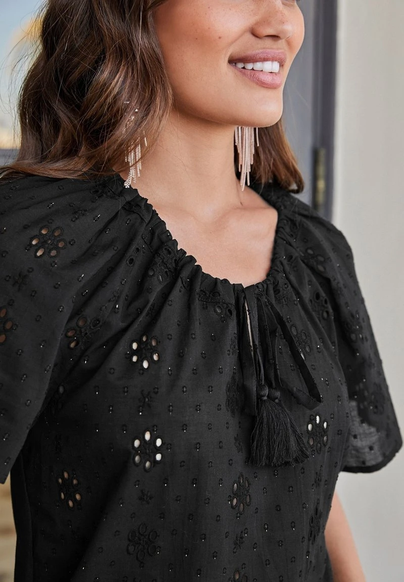 Next Damen KAFTAN - Bluse - Black 1 Next Damen KAFTAN - Bluse - Black