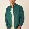 Next Herren LONG SLEEVE OXFORD - Hemd - Dark Green