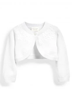 Next Kinder SHRUG - Strickjacke - White