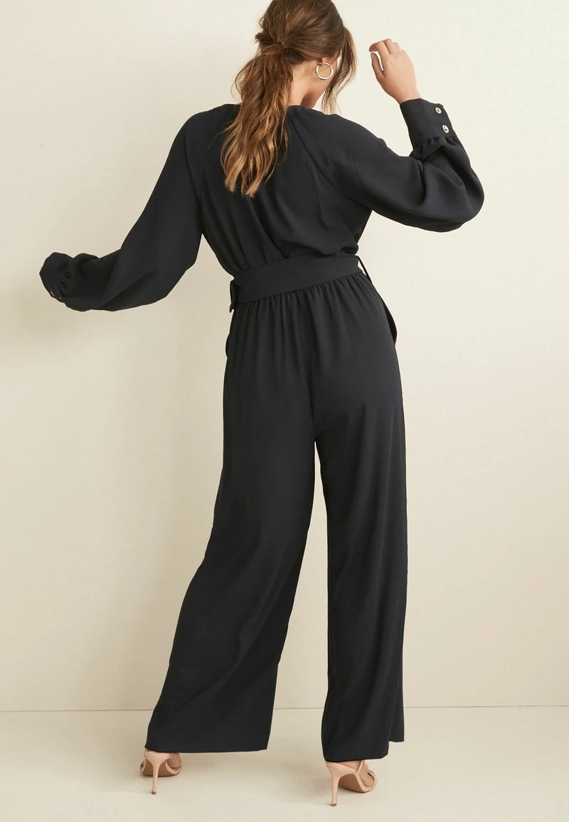 Next TIE NECK CREPE - Jumpsuit - Dark Blue | Damen 2 Next TIE NECK CREPE - Jumpsuit - Dark Blue | Damen – Bild 2