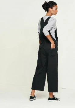 Next Damen TWILL - Latzhose - Black -Next Verkäufe 2022 e1c3de5e4109474f9c352c3b8bedea97