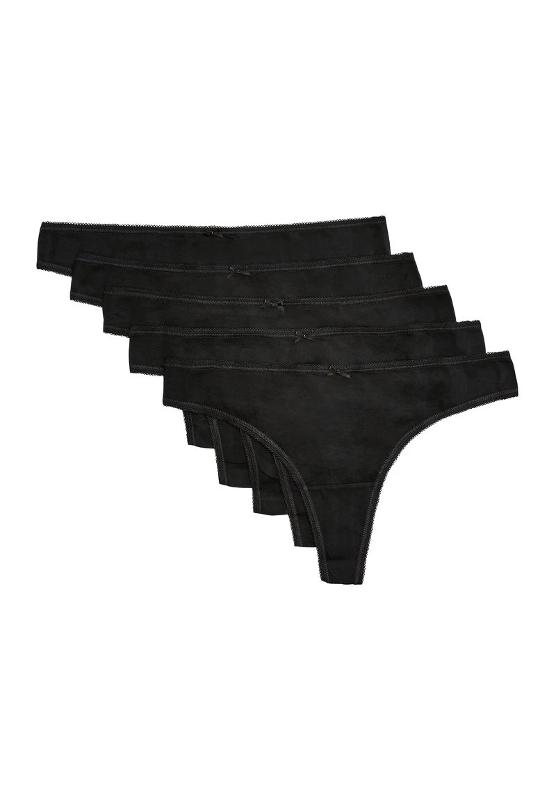 Next Damen 5 PACK - Slip - Mottled Black 4 Next Damen 5 PACK - Slip - Mottled Black – Bild 4