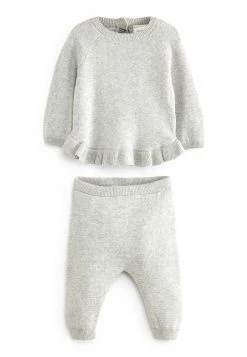 Next Kinder 2 PIECE SET - Strickpullover - Grey