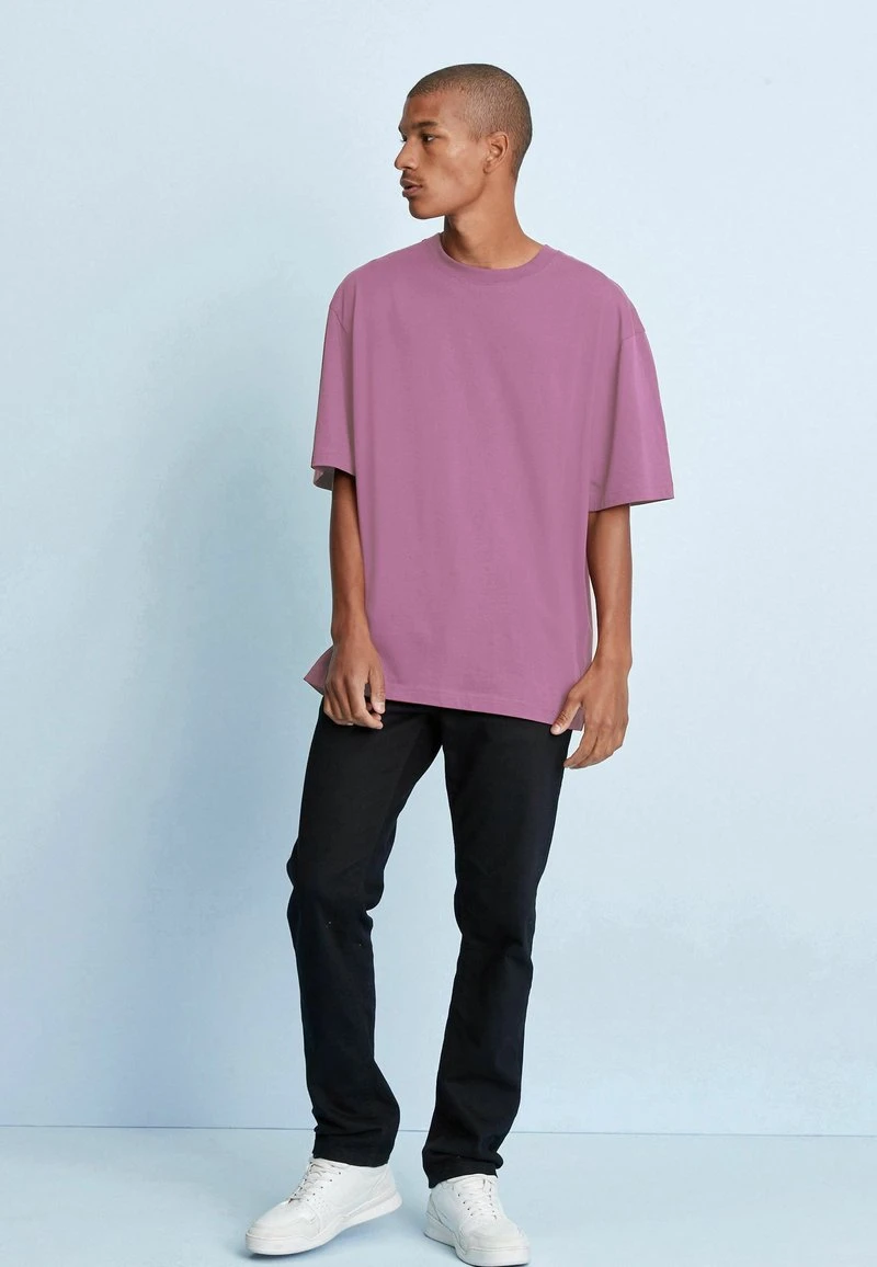 Next Herren T-Shirt Basic - Lilac Purple 2 Next Herren T-Shirt Basic - Lilac Purple – Bild 2