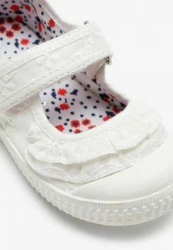 Next Kinder MARY JANE - Riemchenballerina - White Broderie Ruffle -Next Verkäufe 2022 e27e8d3627124507a8a2dcd31fad366d