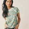 Next Damen BUBBLEHEM RAGLAN - T-Shirt Print - Green