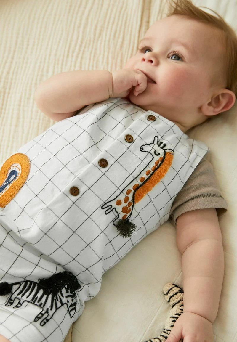 Next WOVEN CHECK CHARACTER SET (0MTHS - Body - Monochrome | Kinder 2 Next WOVEN CHECK CHARACTER SET (0MTHS - Body - Monochrome | Kinder – Bild 2