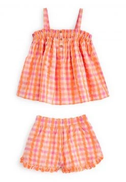 Next Kinder CAMI ORD SET - Shorts - Pink/orange Fluorescent