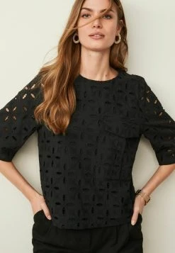 Next Damen BOXY - Bluse - Black