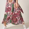 Next Damen Wickelrock - Multi Scarf Print