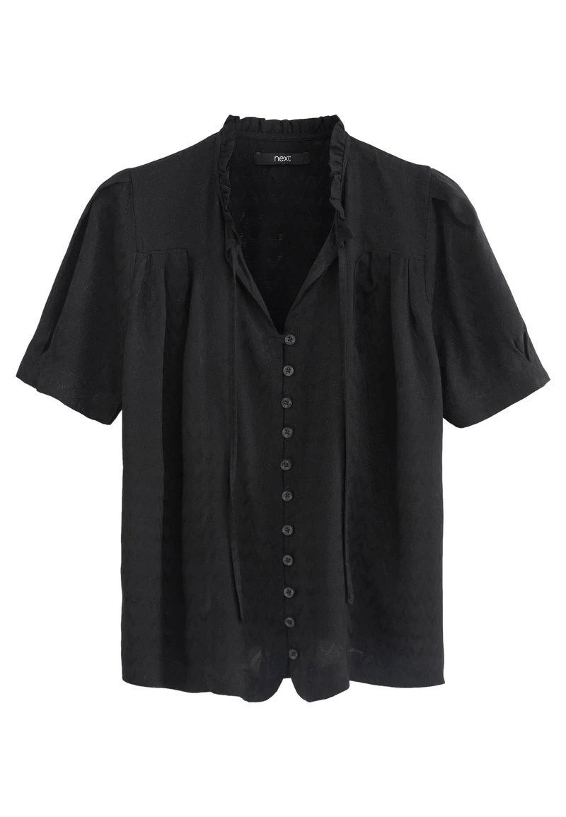 Next Damen SHORT SLEEVE - Hemdbluse - Black 5 Next Damen SHORT SLEEVE - Hemdbluse - Black – Bild 5