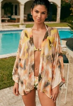 Next Damen COVER-UP - Strandaccessoire - Pink Abstract