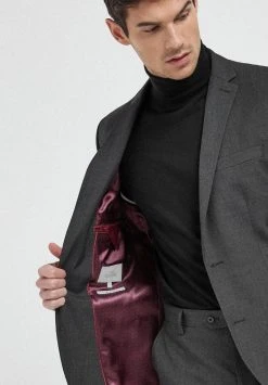 Next Herren Strukturierter Anzug Aus Wollmischgewebe Skinny Fit - Anzugsakko - Grey -Next Verkäufe 2022 e4d539a6e6ae43a5a065c299c46bbb3a
