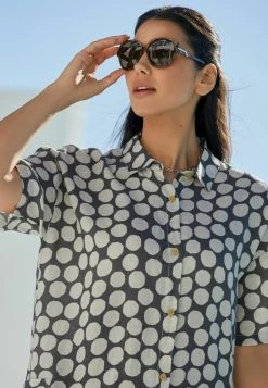 Next Damen Blusenkleid - Grey Spot -Next Verkäufe 2022 e4eddea4137e42db8eb8cbedf7a2a405