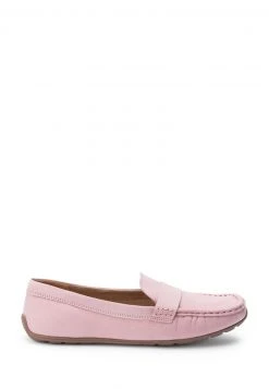Next Damen DRIVER SHOES - Slipper - Pink Leather