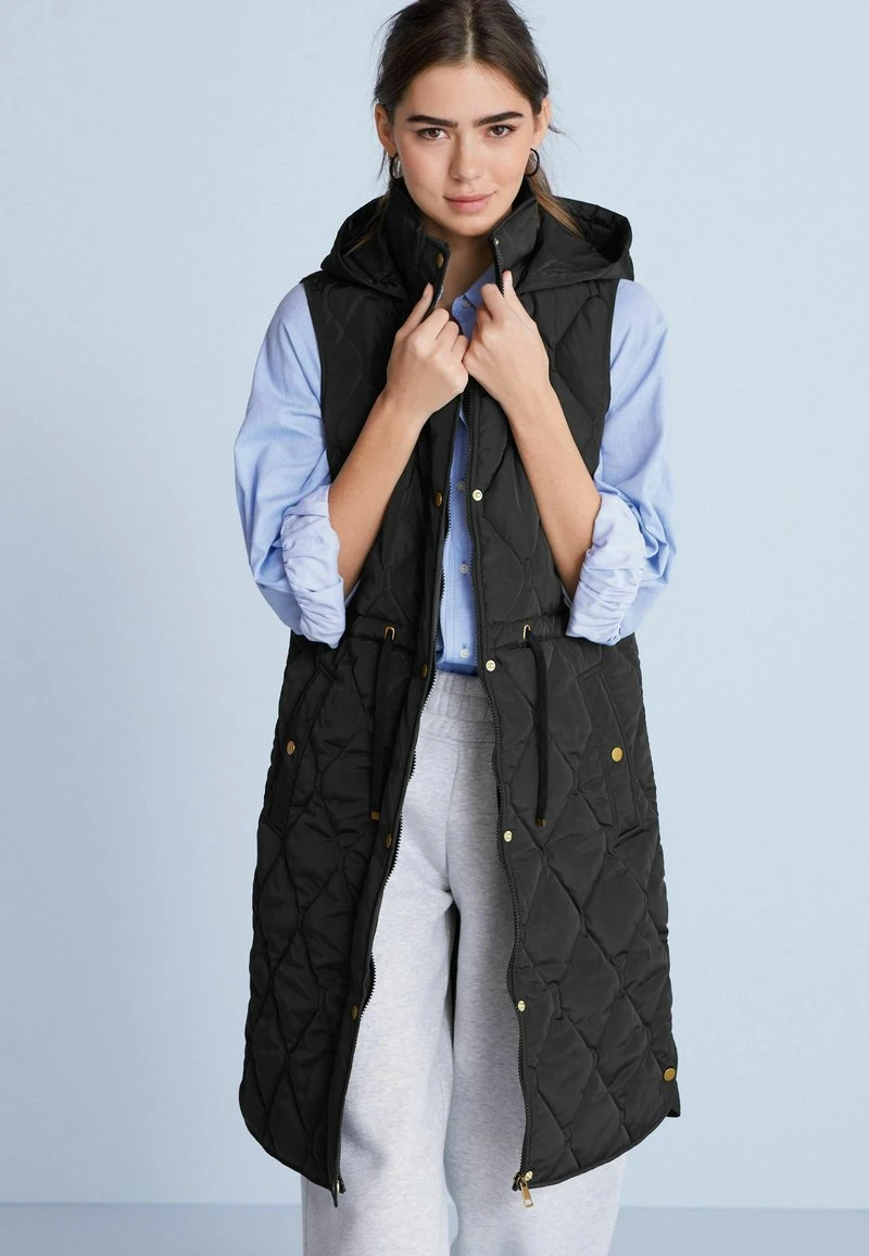 Next Damen LONGLINE - Weste - Black 2 Next Damen LONGLINE - Weste - Black – Bild 2