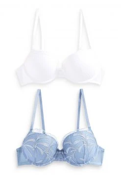 Next Damen 2 PACK - Push-up BH - White