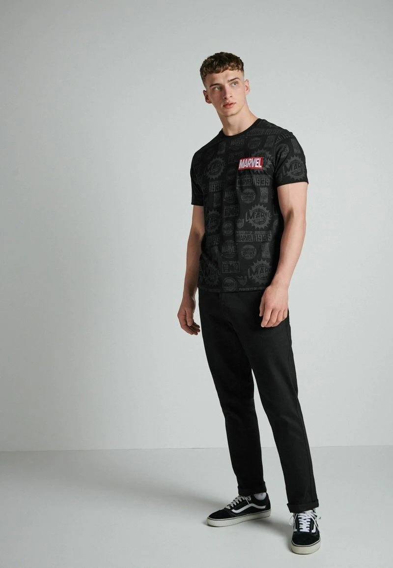 Next Herren TV AND FILM LICENCE - T-Shirt Print - Black 1 Next Herren TV AND FILM LICENCE - T-Shirt Print - Black