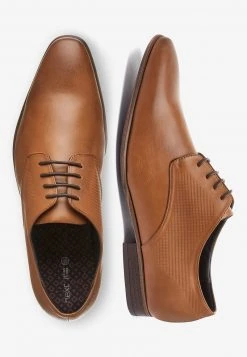 Next Herren TAN TEXTURED DERBY SHOE - Business-Schnürer - Brown -Next Verkäufe 2022 e6063465498b4c5a8ca8591782ad1628