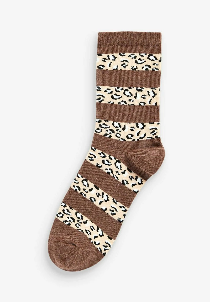 Next Damen ANIMAL STRIPE PRINT 5 PACK - Socken - Offwhite 3 Next Damen ANIMAL STRIPE PRINT 5 PACK - Socken - Offwhite – Bild 3