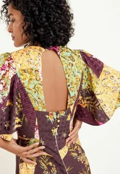 Next Damen FLUTTER SLEEVE MIDI - Freizeitkleid - Multicoloured -Next Verkäufe 2022 e71e9a30c03c48a798df40c5531eabaa