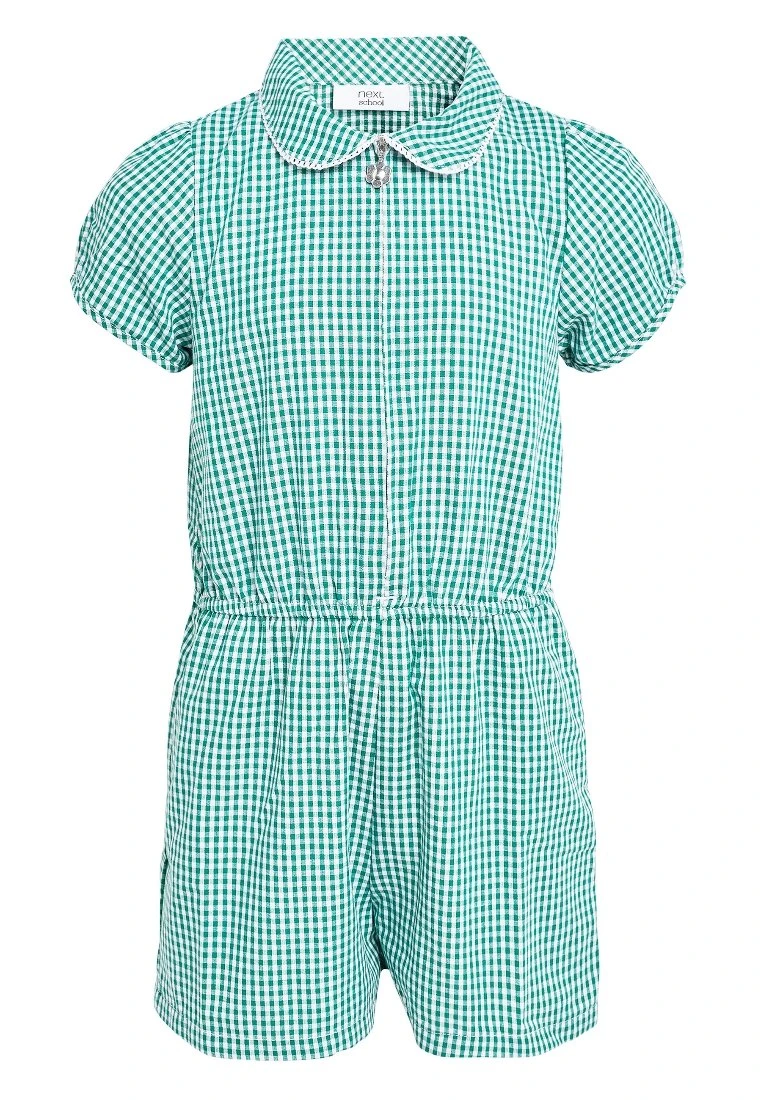 Next Kinder GINGHAM - Jumpsuit - Green 1 Next Kinder GINGHAM - Jumpsuit - Green