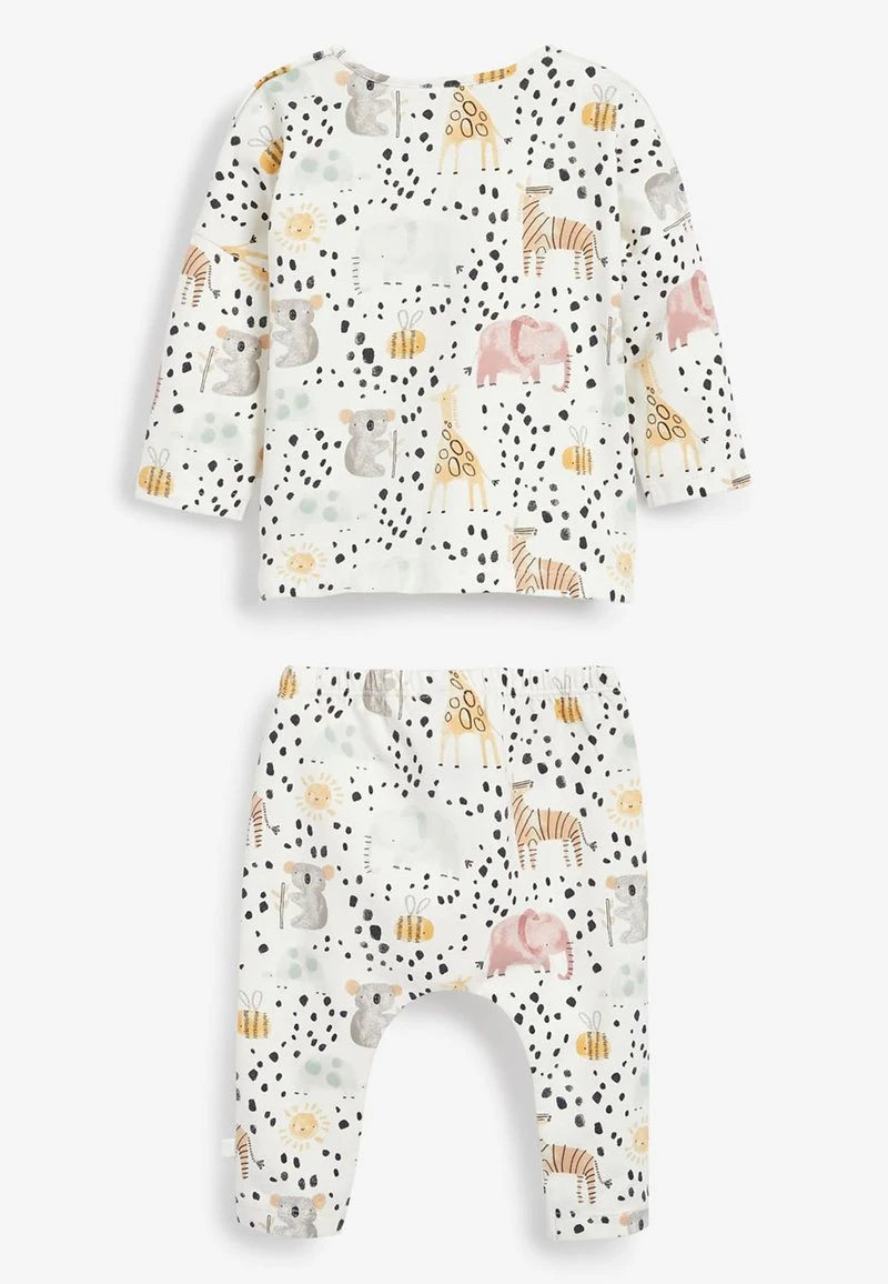 Next 2 PIECE ANIMAL PRINT SET UNISEX - Stoffhose - White 2 Next 2 PIECE ANIMAL PRINT SET UNISEX - Stoffhose - White – Bild 2