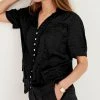 Next Damen SHORT SLEEVE - Hemdbluse - Black