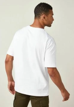 Next Herren HEAVYWEIGHT - T-Shirt Basic - White