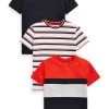 Next Kinder 3 PACK SHORT SLEEVE - T-Shirt Print - Multi Coloured
