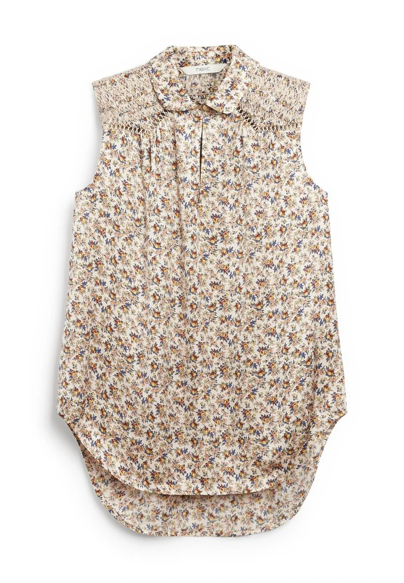 Next Damen SLEEVELESS - Bluse - Cream Floral 4 Next Damen SLEEVELESS - Bluse - Cream Floral – Bild 4
