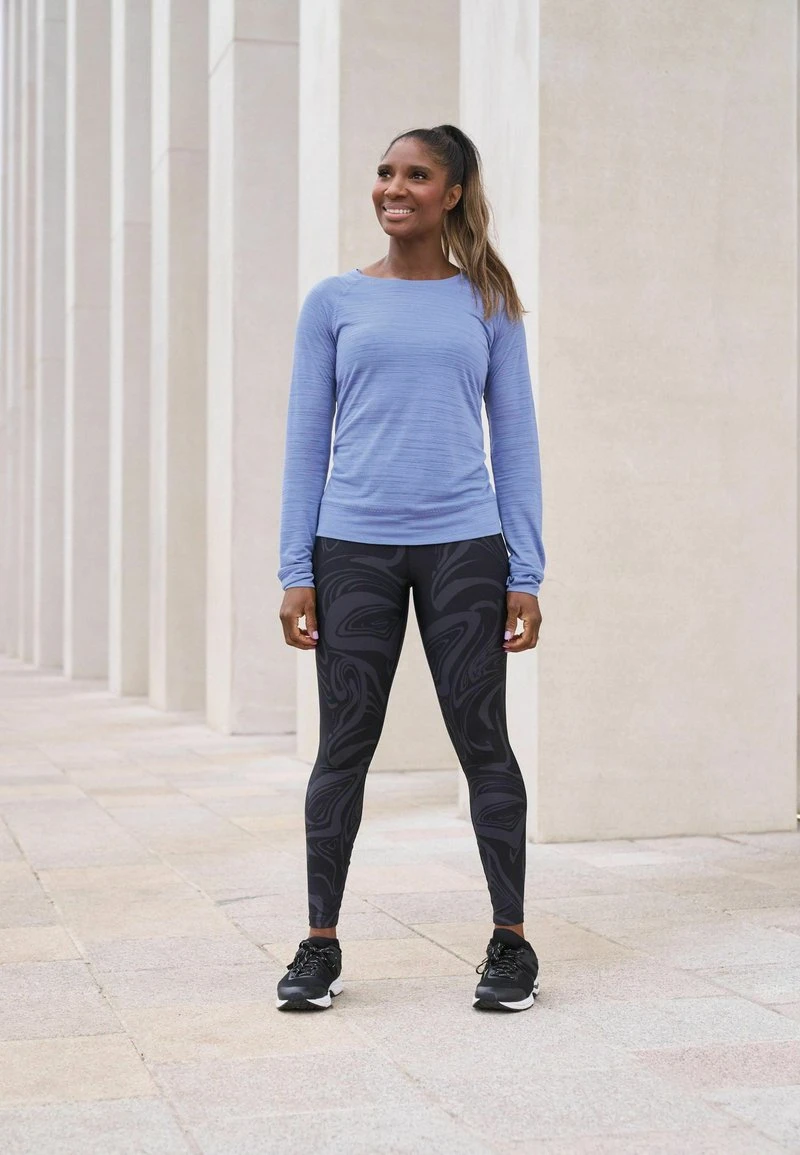 Next Damen Tights - Metallic Black 1 Next Damen Tights - Metallic Black