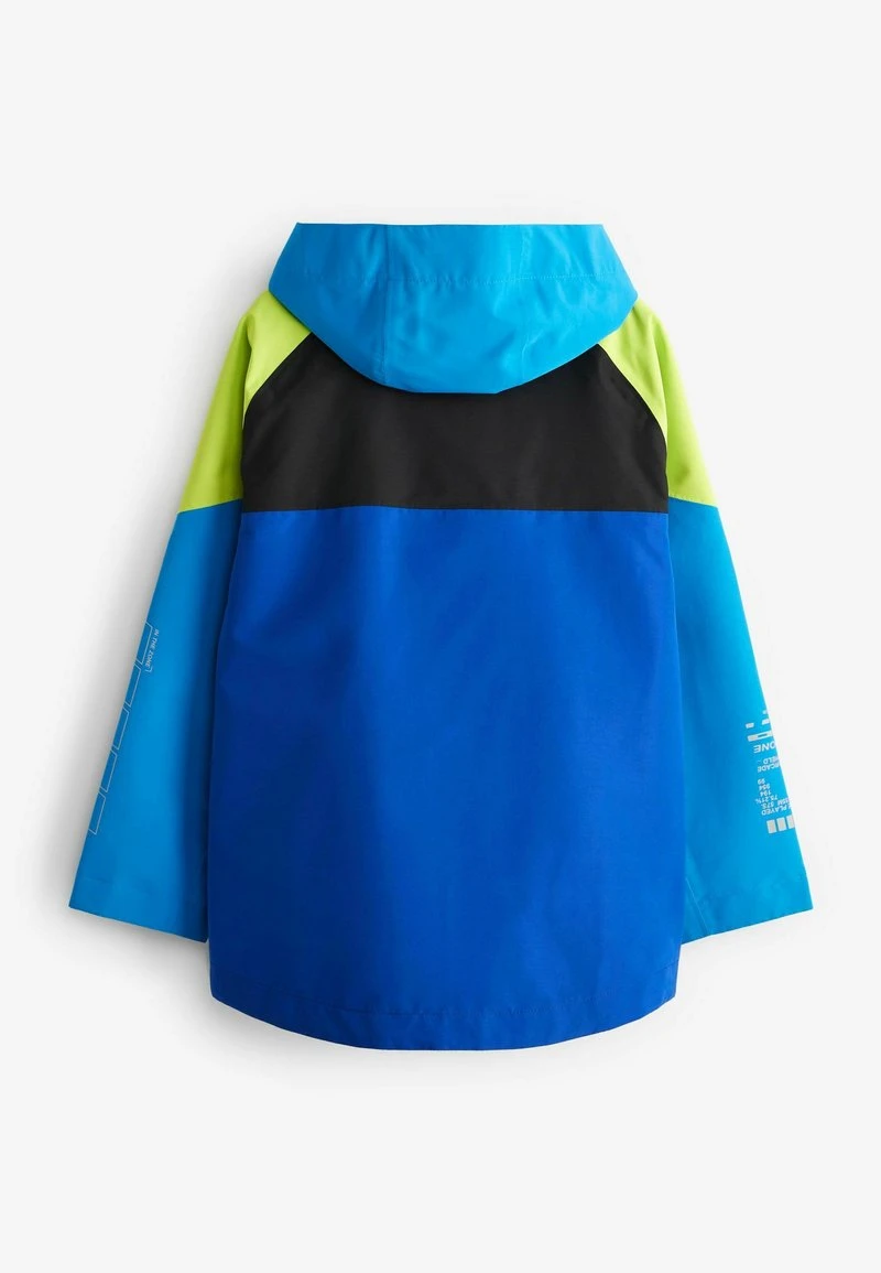Next Kinder Regenjacke / Wasserabweisende Jacke - Blue Colourblock 2 Next Kinder Regenjacke / Wasserabweisende Jacke - Blue Colourblock – Bild 2