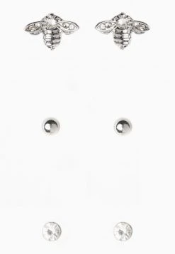 Next Damen 3PACK - Ohrringe - Silver