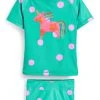 Kinder NEXT SUNSAFE SWIMSET - Badeanzug - Green