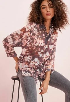 Next Damen SHEER LONGLINE - Hemdbluse - Pink Tie Dye -Next Verkäufe 2022 e8c2ea7b1e8f46f5a29b64f068a5194b