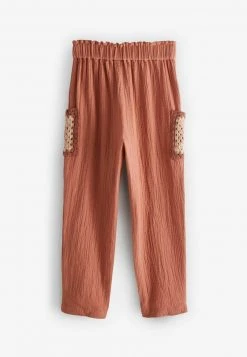 Next Kinder CROCHET POCKET - Stoffhose - Rust Brown -Next Verkäufe 2022 e955fb1ddaf64d88b579a4b346eb33fc