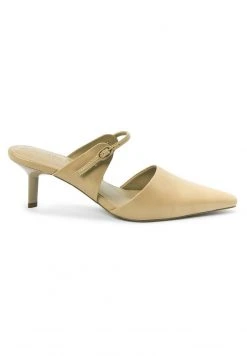 Next POINT TOE PART BUCKLE - Pantolette Hoch - Nude | Damen