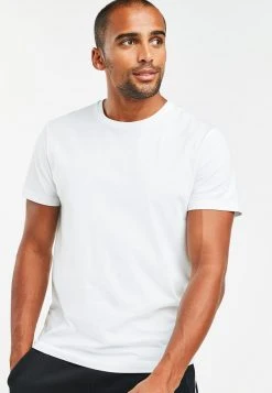 Next FIVE PACK - T-Shirt Basic - White | Herren
