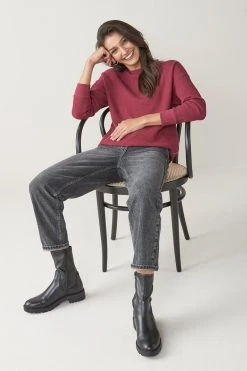 Next Damen BLEND WAFFLE - Strickpullover - Red -Next Verkäufe 2022 eabaff953d0e4bc2b133233f5496d525