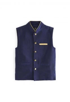 Next Weste - Navy Blue Stand Alone | Kinder -Next Verkäufe 2022 eb67bdc743374f8bb78546d4a301cc73