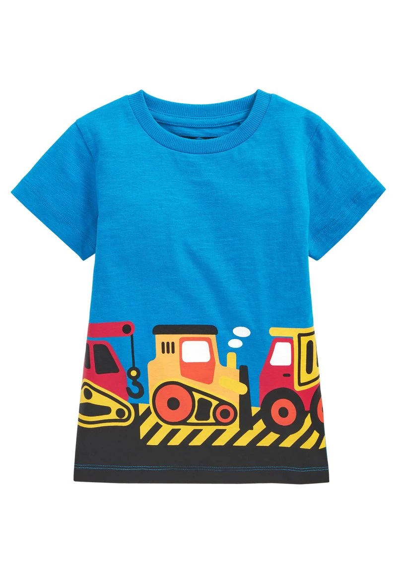 Next Kinder SHORT SLEEVE CHARACTER - T-Shirt Print - Blue Grey 1 Next Kinder SHORT SLEEVE CHARACTER - T-Shirt Print - Blue Grey