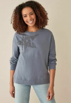 Next Damen GRAPHIC - Sweatshirt - Blue