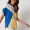 Next Damen T-Shirt Print - Blue/yellow