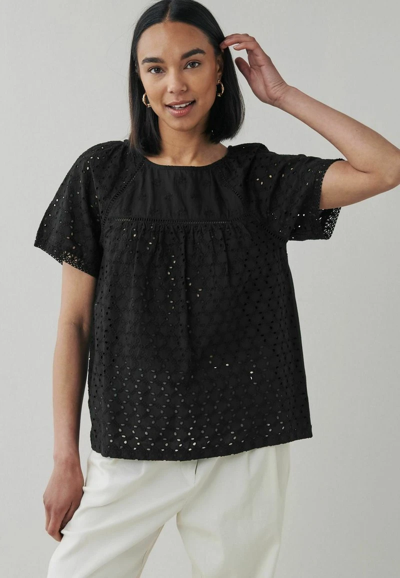 Damen NEXT BRODERIE - Bluse - Black 1 Damen NEXT BRODERIE - Bluse - Black